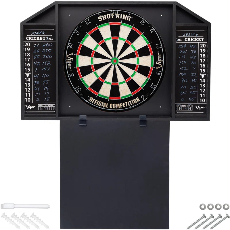 Bristle Dartboard and Cabinet with Darts