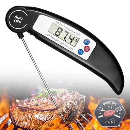 Digital Meat Thermometer Folding Probe Food Thermometer for Cooking BBQ Grill Liquids Beef Turkey