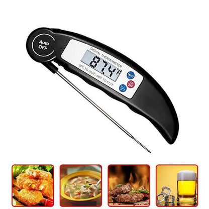 Digital Meat Thermometer Folding Probe Food Thermometer for Cooking BBQ Grill Liquids Beef Turkey