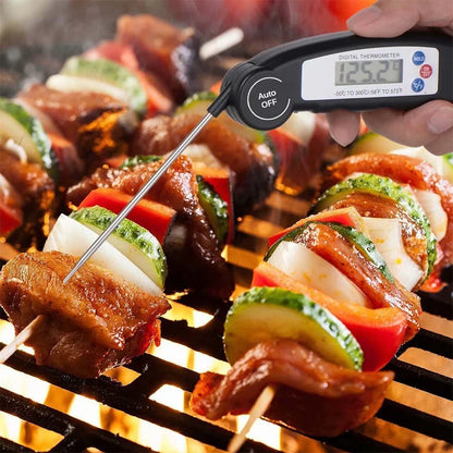 Digital Meat Thermometer Folding Probe Food Thermometer for Cooking BBQ Grill Liquids Beef Turkey